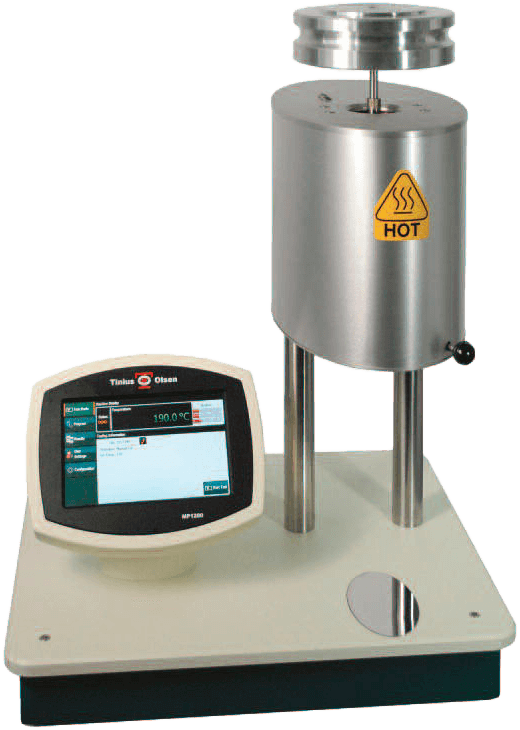 Tinius Olsen MP1200 melt flow indexer